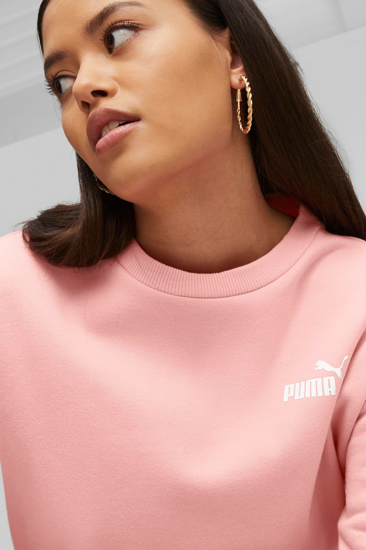 Puma Ess+ Relaxed Kadın Sweatshirt 67680163 Pembe