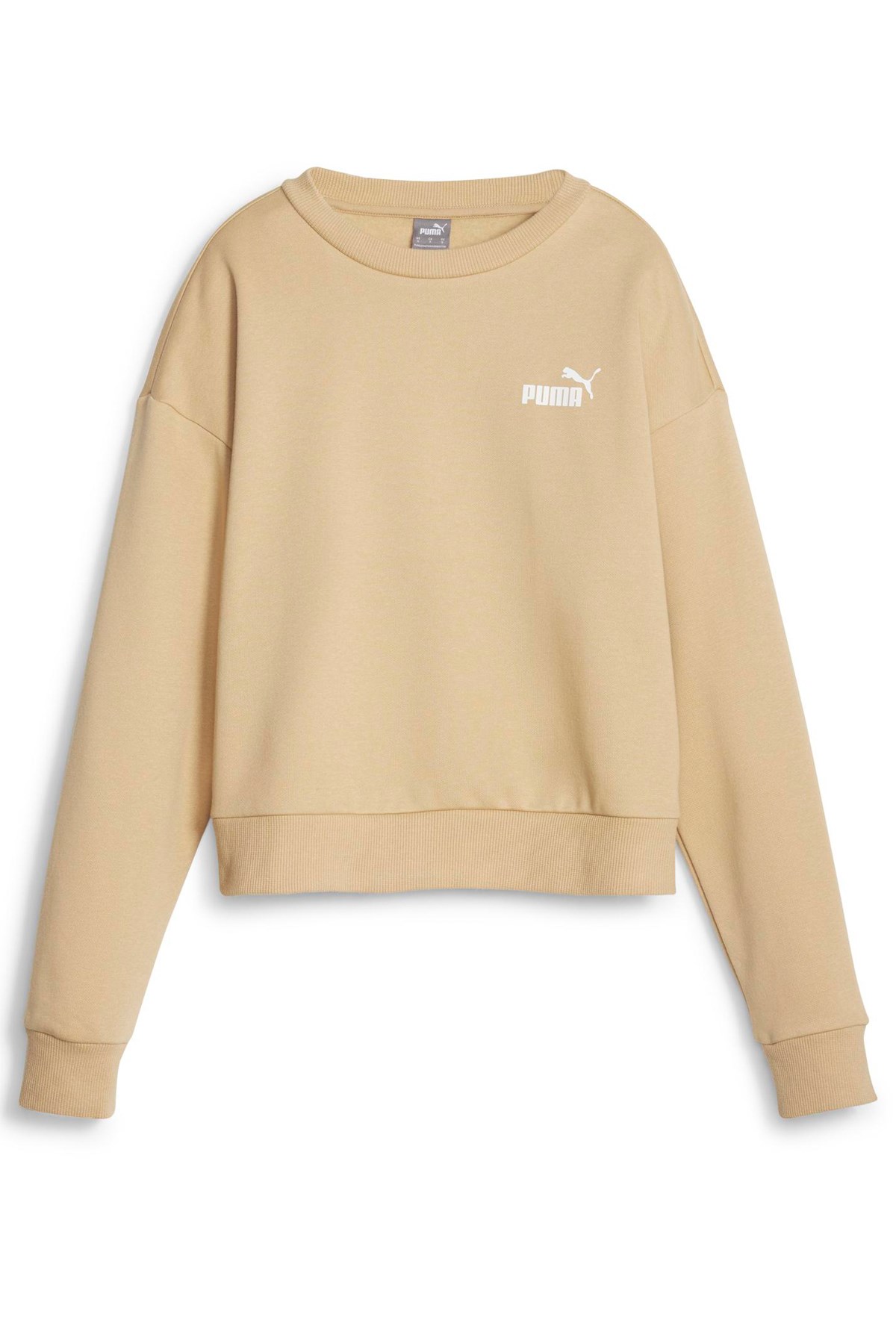 Puma Ess+ Relaxed Kadın Sweatshirt 67680184 Bej