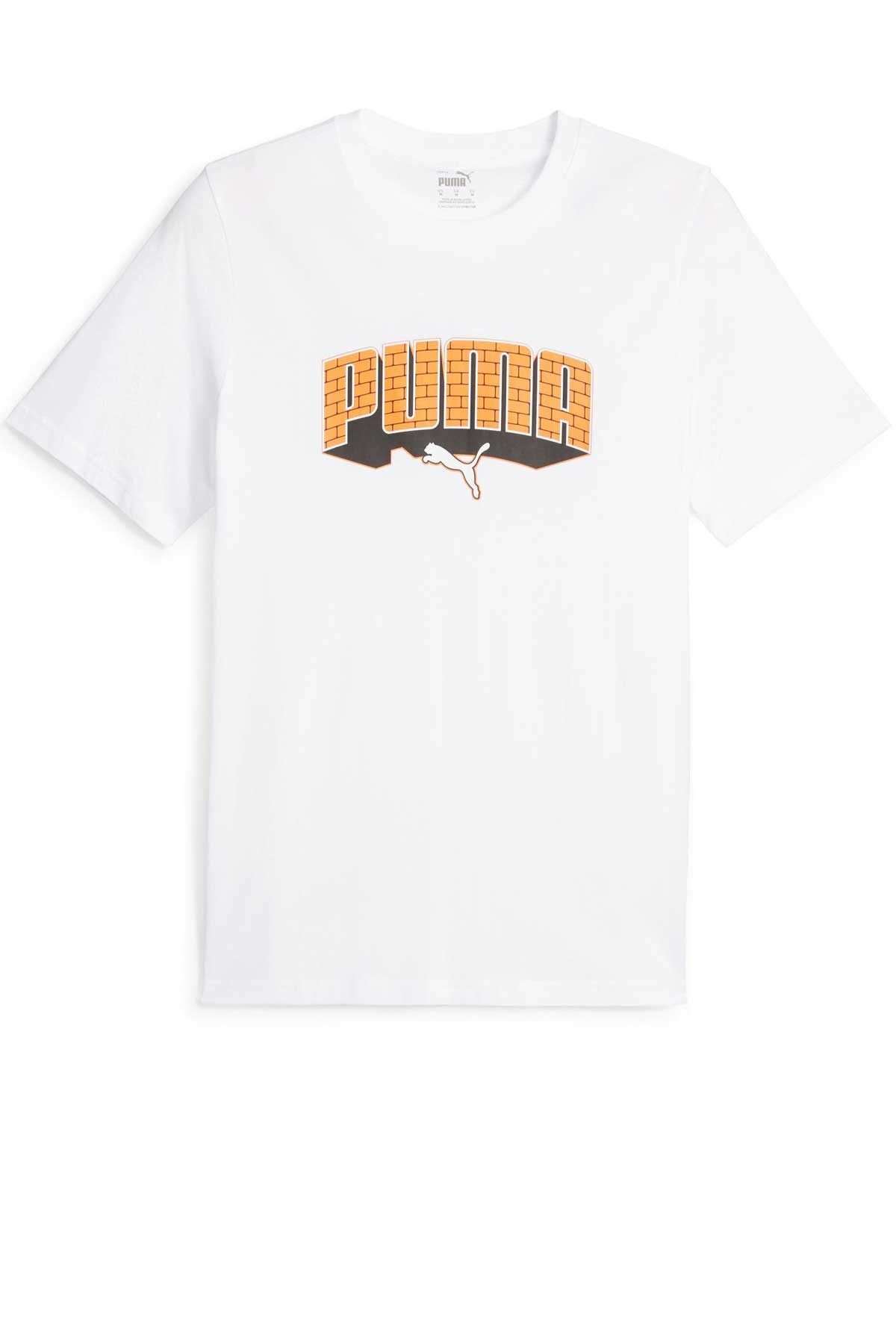 Puma Graphıcs Hip Hop Erkek Tişört 67718902 Beyaz