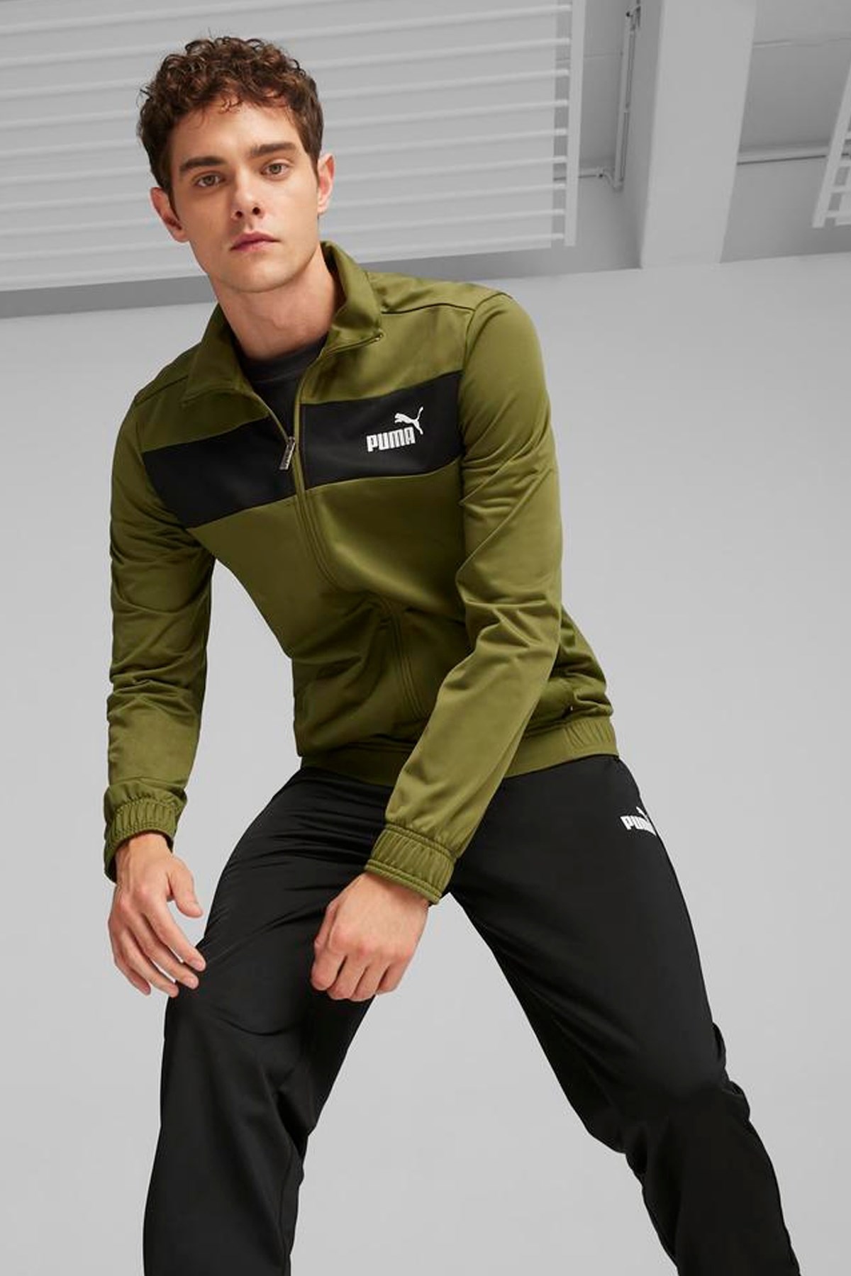 Puma Poly Suit Erkek Eşofman Takımı 67742733 Haki