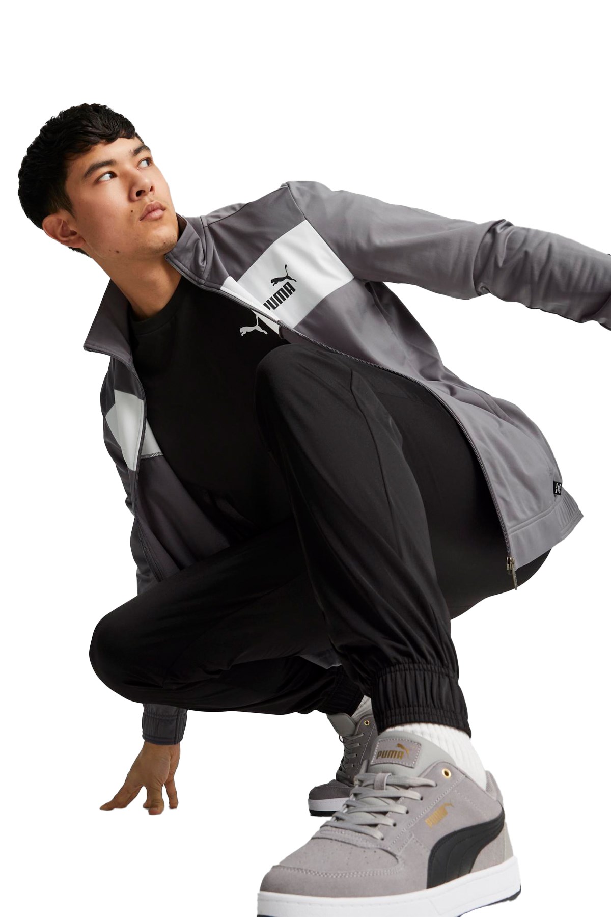 Puma Poly Suit Cl Erkek Eşofman Takımı 67742774 Gri