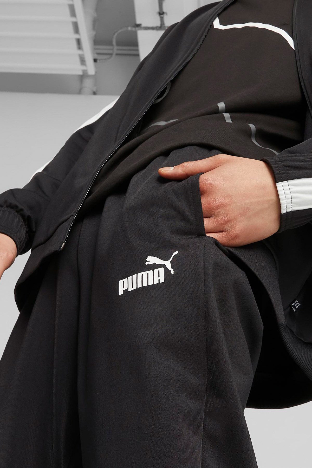Puma Baseball Erkek Eşofman Takımı 67742801 Siyah