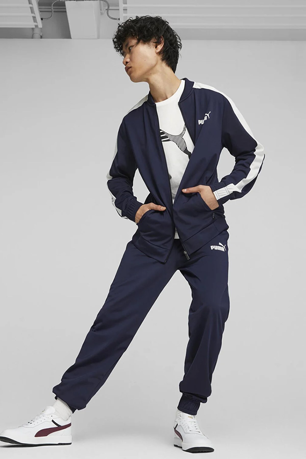 Puma Baseball Tricot Erkek Eşofman Takımı 67742806 Lacivert