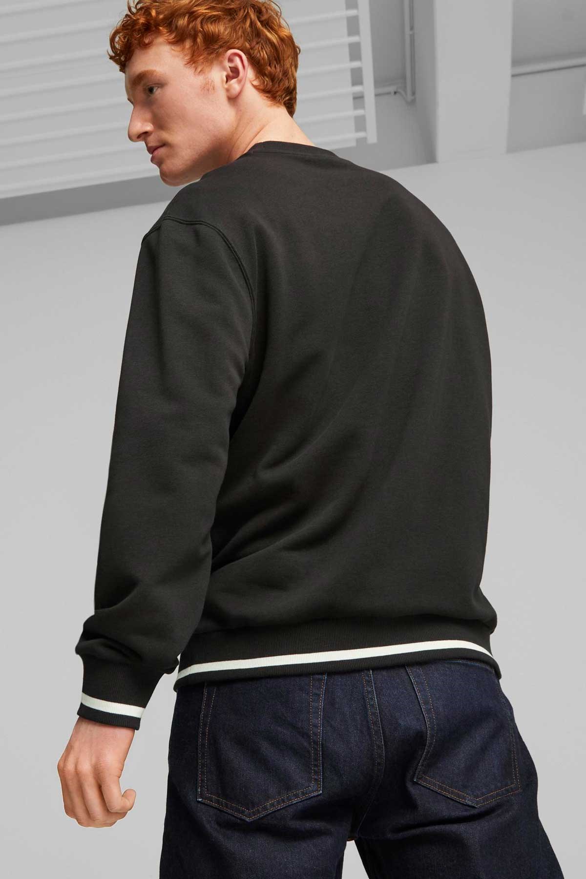 Puma Squad Crew Erkek Sweatshirt 67787301 Siyah
