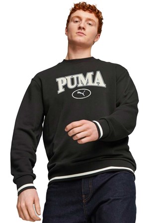 Puma Squad Crew Erkek Sweatshirt 67787301 Siyah