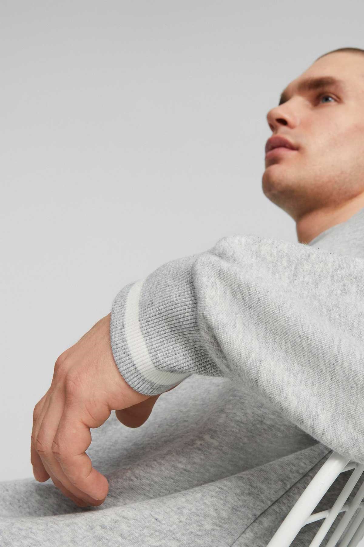 Puma Squad Crew Erkek Sweatshirt 67787304 Gri