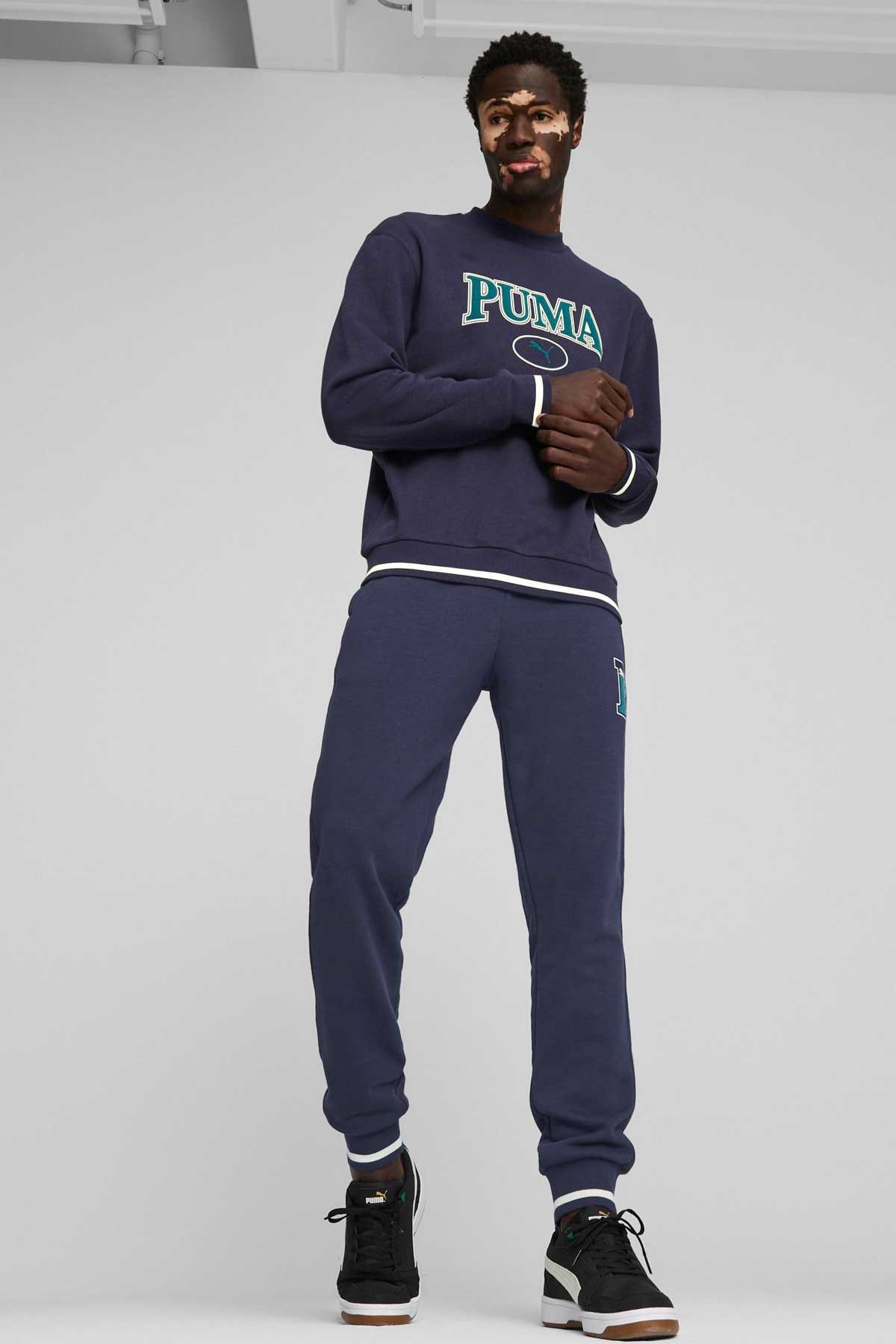 Puma Squad Crew Erkek Sweatshirt 67787306 Lacivert