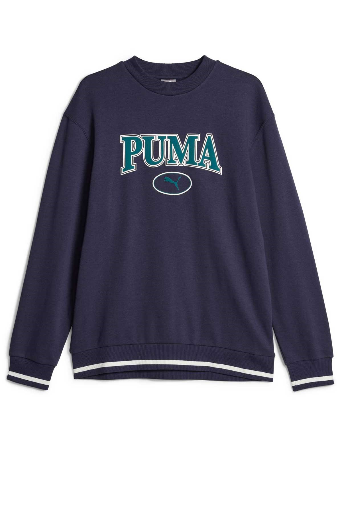 Puma Squad Crew Erkek Sweatshirt 67787306 Lacivert