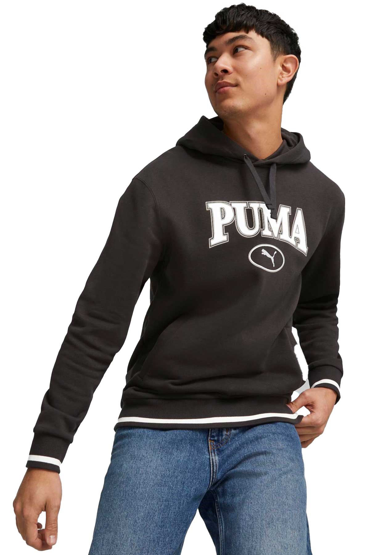 Puma Squad Hoodie Erkek Sweatshirt 67787401 Siyah