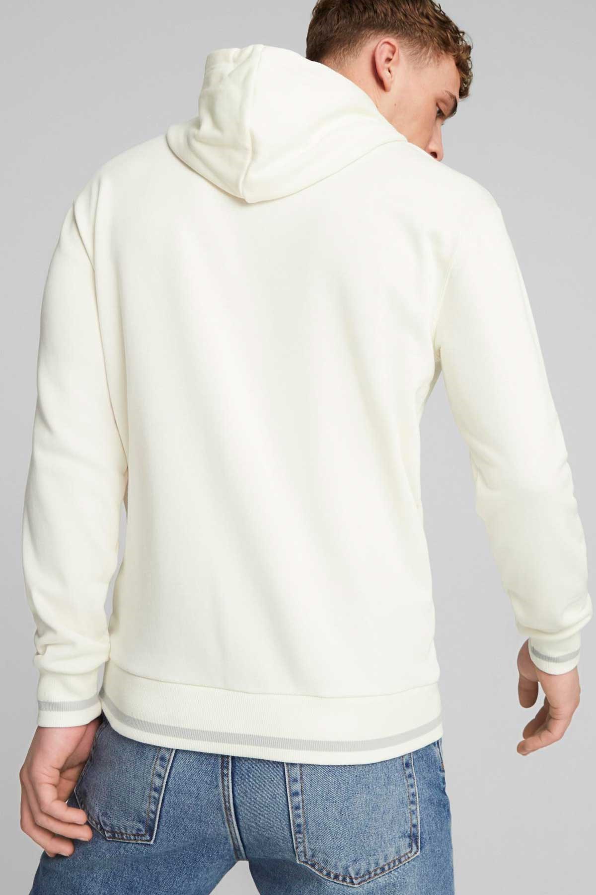 Puma Squad Hoodie Erkek Sweatshirt 67787465 Beyaz