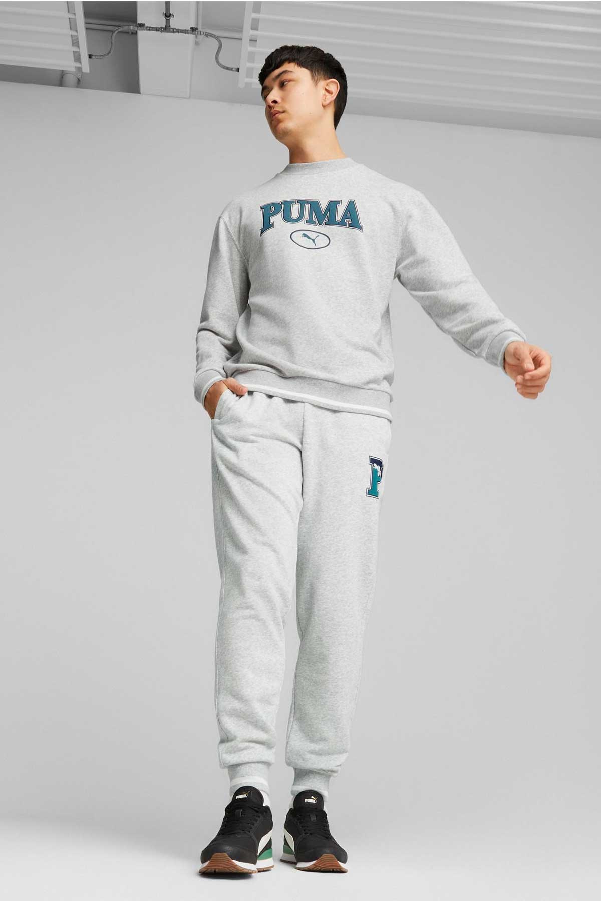 Puma Squad Erkek Eşofman Altı 67787504 Gri