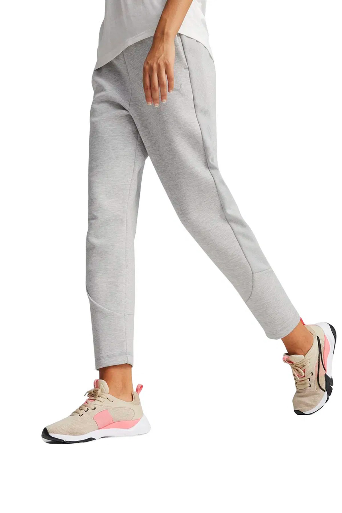 Puma Evostrıpe High-Waist Kadın Pantolon 67788004 Gri