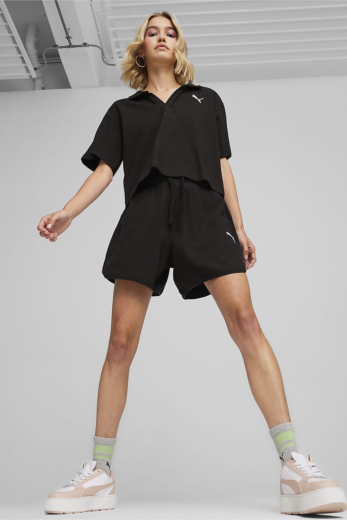 Puma Her Polo Kadın Tişört 67788401 Siyah