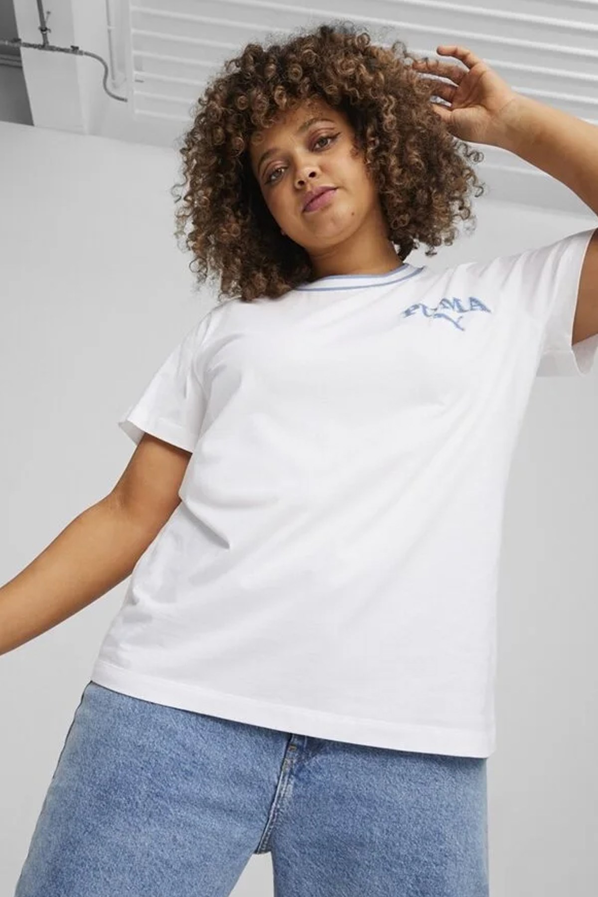 Puma Squad Kadın Tişört 67789702 Beyaz