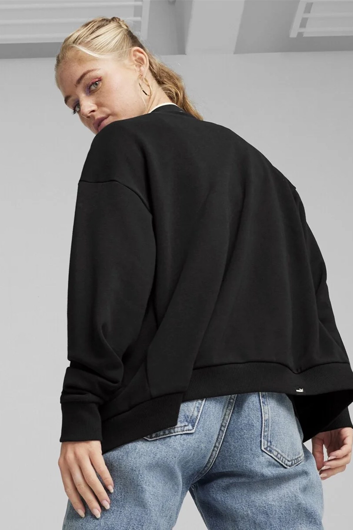Puma Squad Track Kadın Sweatshirt 67790201 Siyah