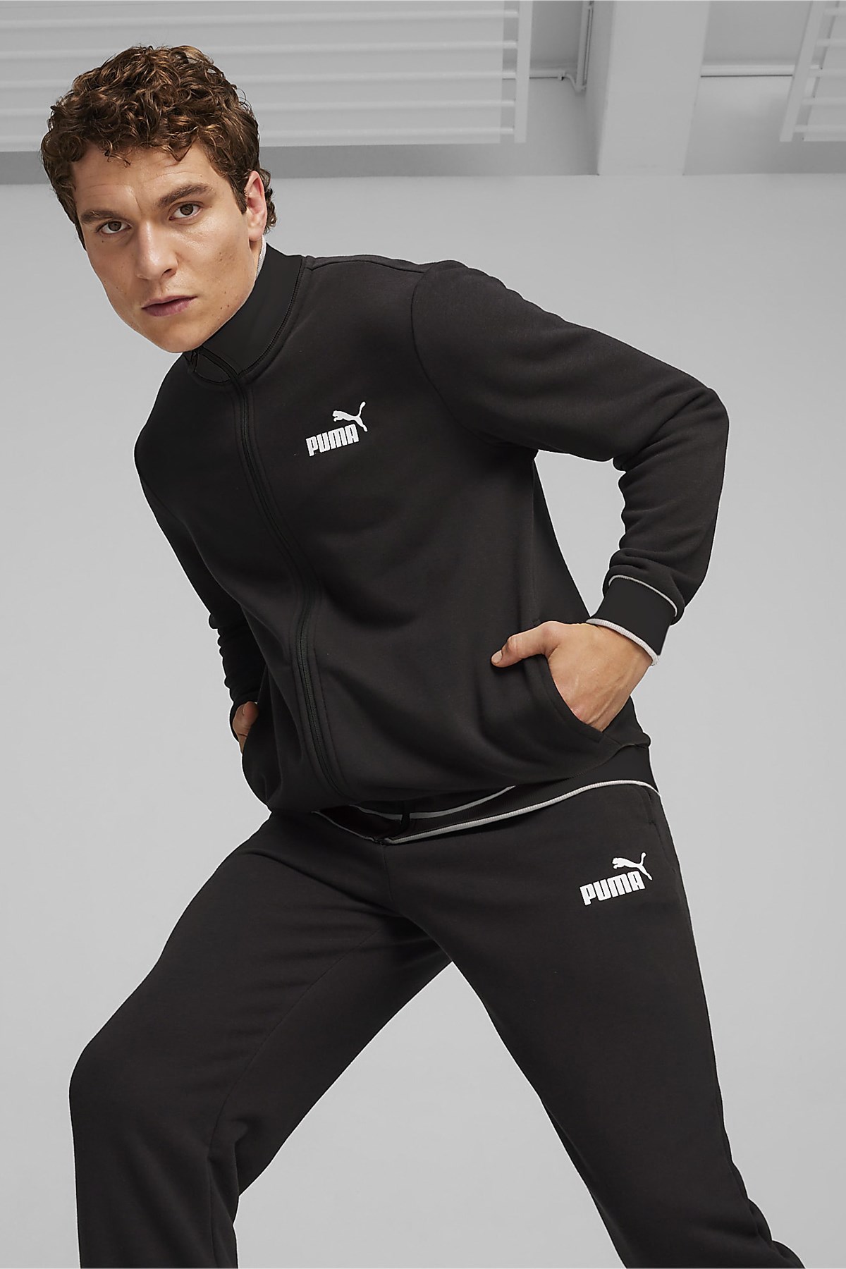Puma Sweat Erkek Eşofman Takımı 67888901 Siyah