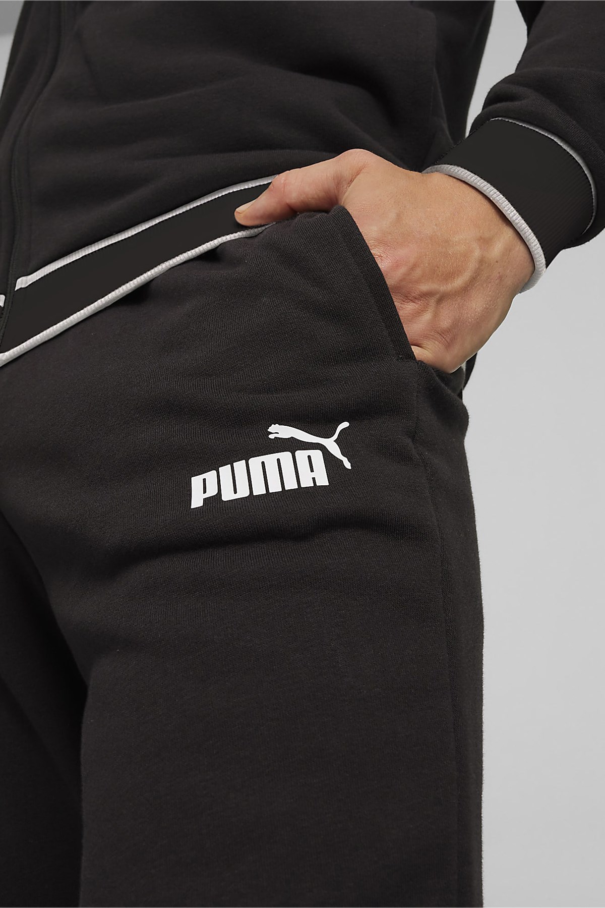 Puma Sweat Erkek Eşofman Takımı 67888901 Siyah