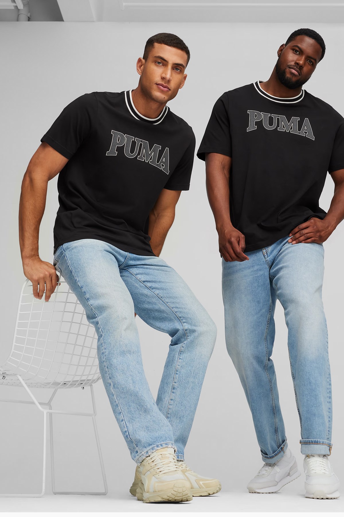 Puma Squad Graphic Erkek Tişört 67896701 Siyah