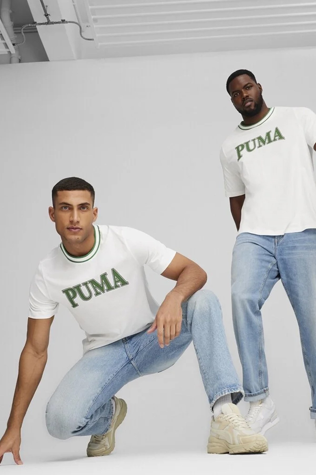 Puma Squad Graphic Erkek Tişört 67896753 Beyaz