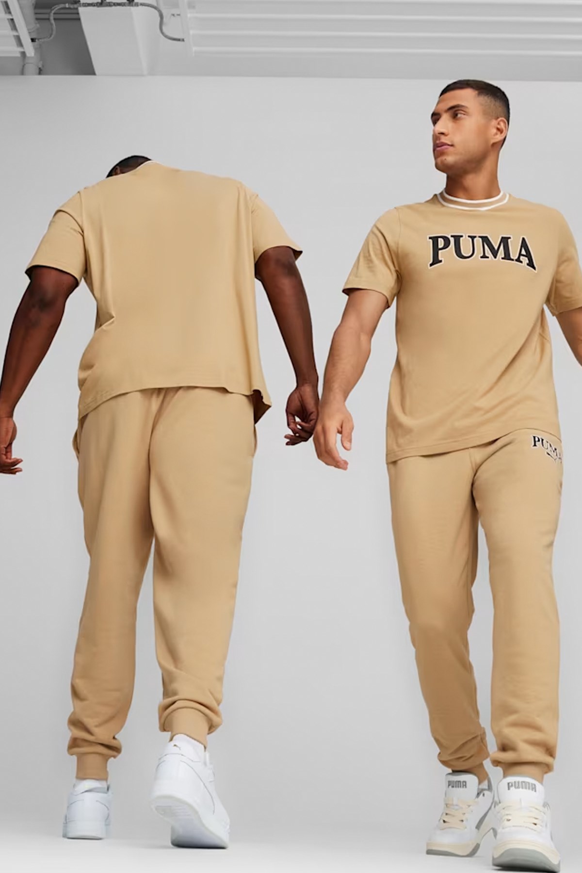 Puma Squad Big Graphic Erkek Tişört 67896783 Bej