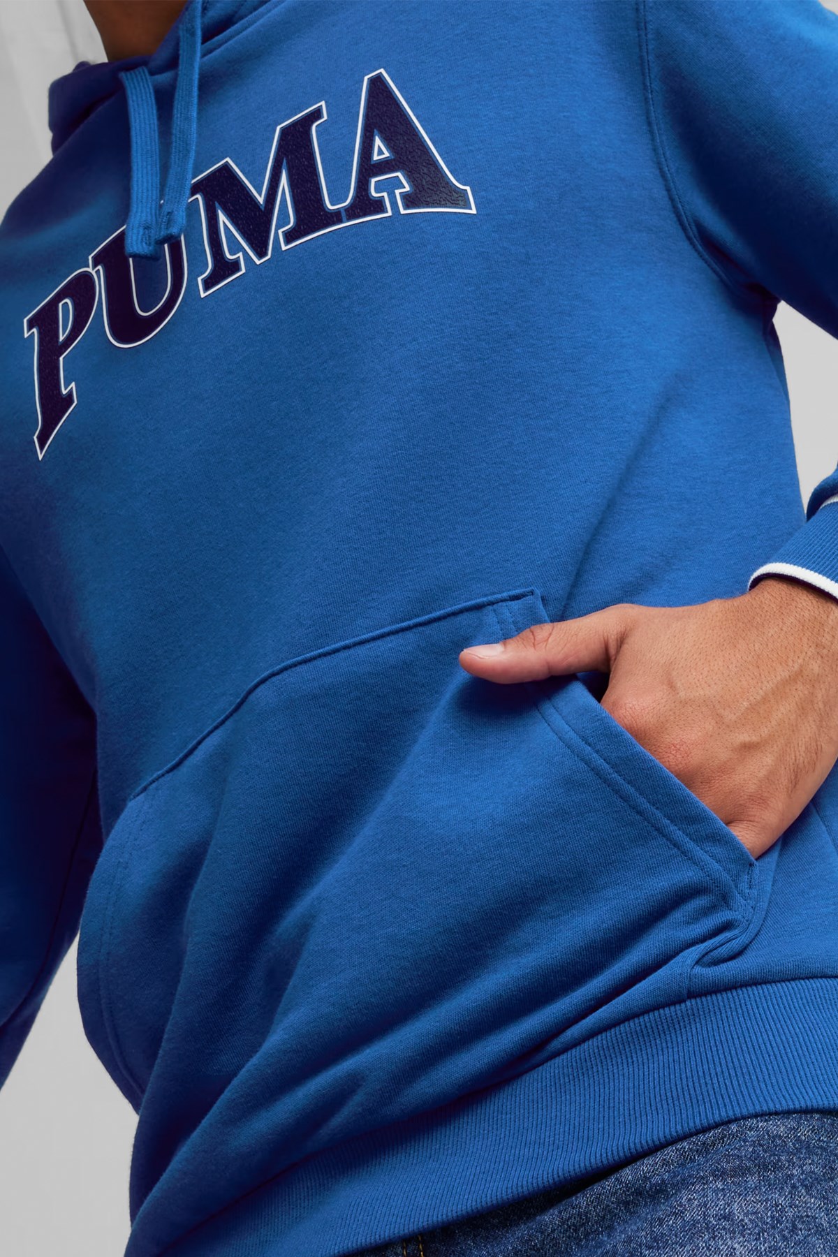 Puma Squad Hoodie Erkek Sweat 67896917 Mavi