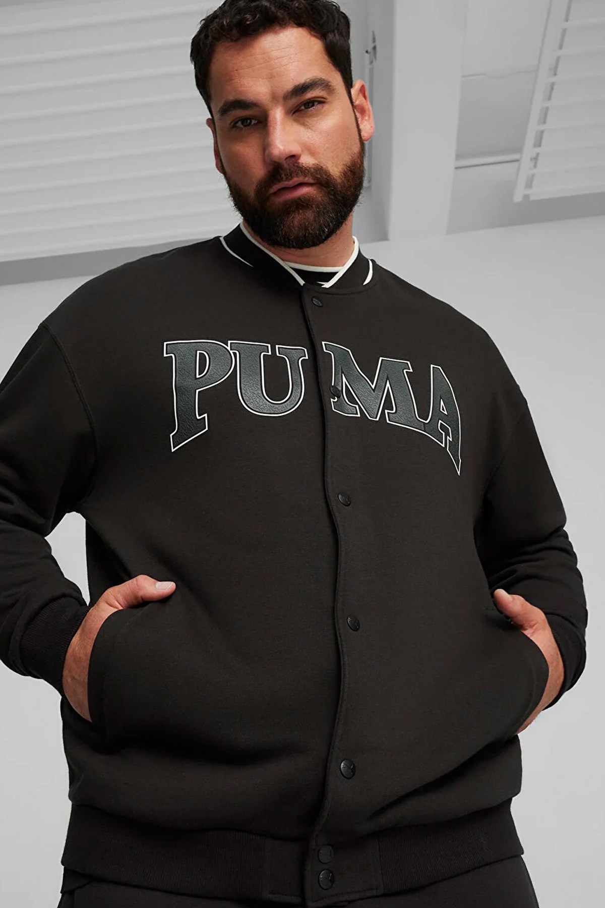 Puma Squad Track Erkek Sweatshirt 67897101 Siyah