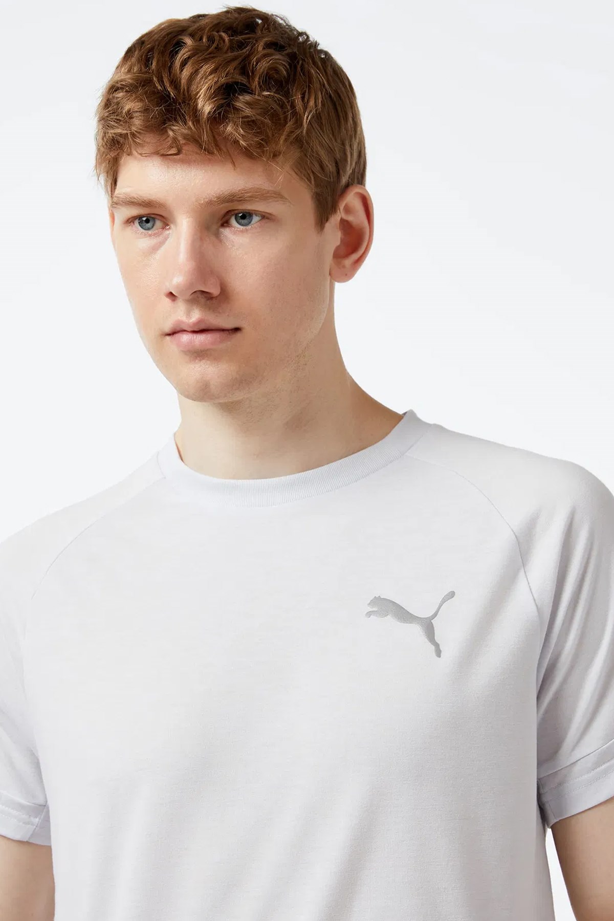 Puma Evostrıpe Tee Erkek Tişört 67899242 Gri