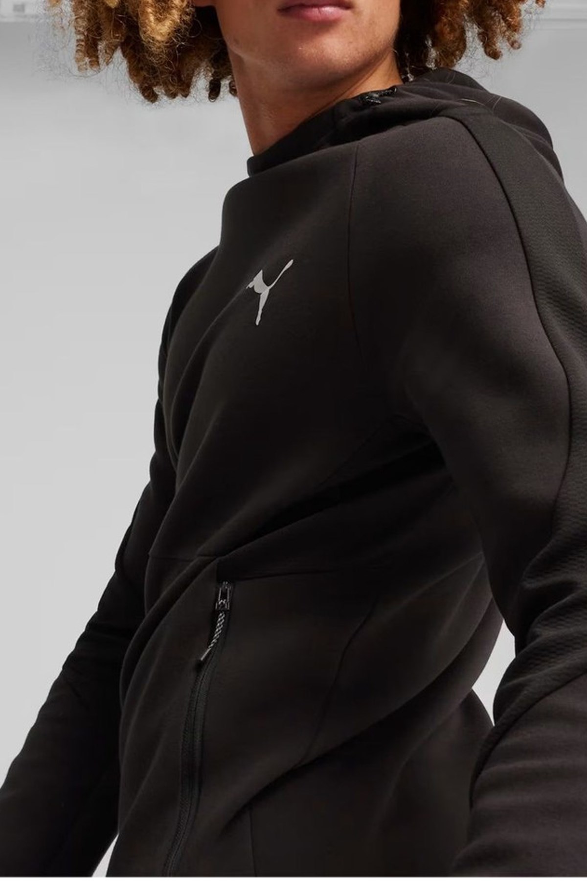 Puma Evostrıpe Hoodie Erkek Sweat 67899401 Siyah