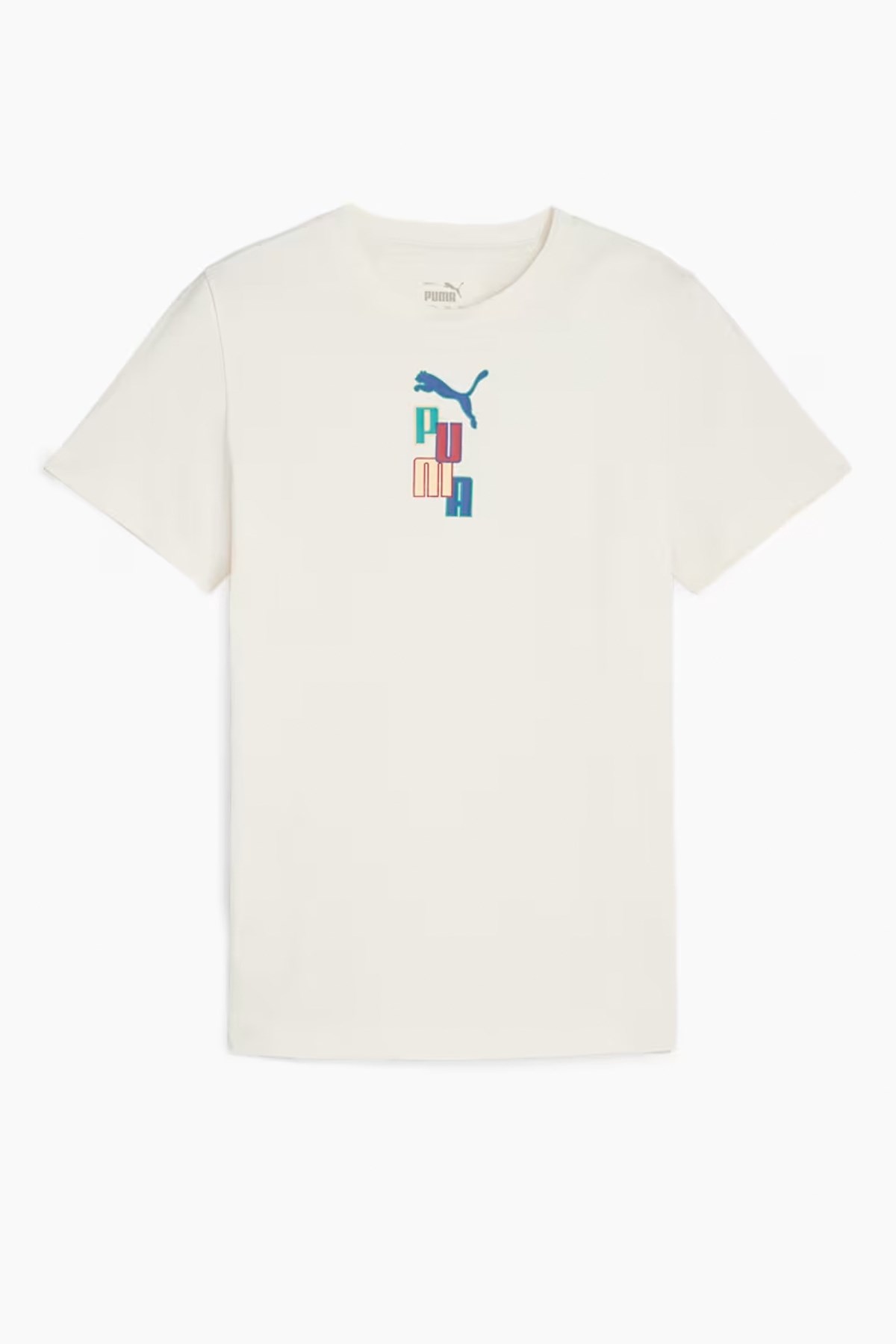 Puma Ready Set Better Çocuk Tişört 67926999 Ekru