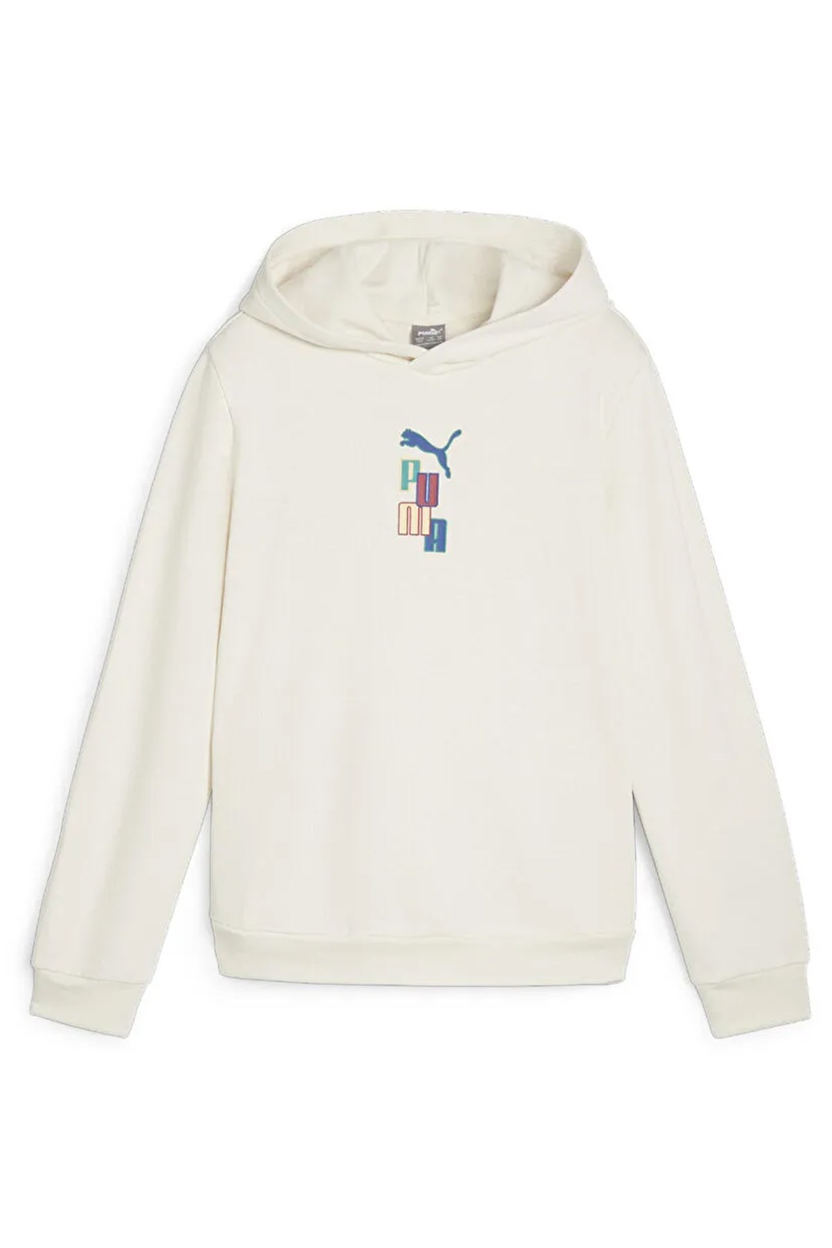 Puma Ready Set Better Kapüşonlu Çocuk Sweat 67927099 Ekru