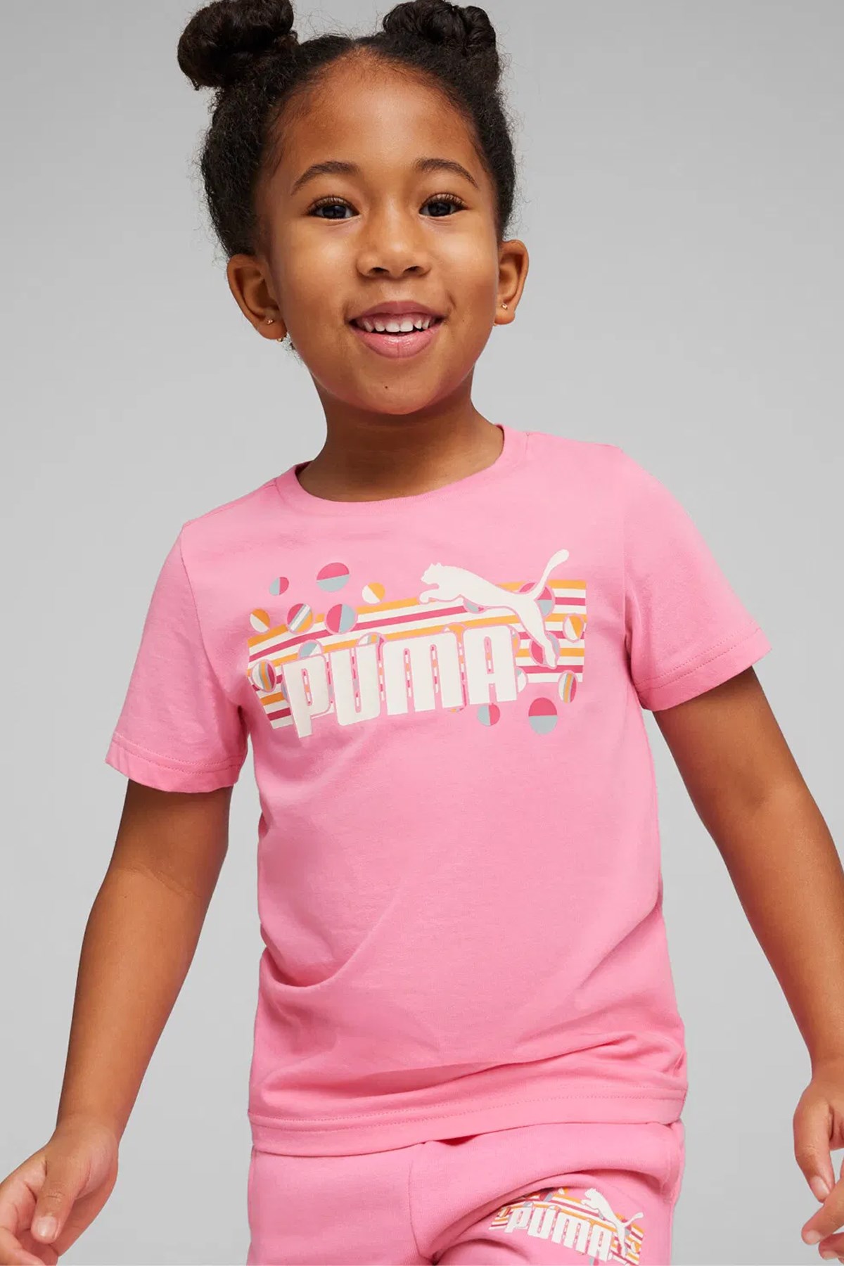Puma Ess+ Summer Camp Çocuk Tişört 67927328 Pembe