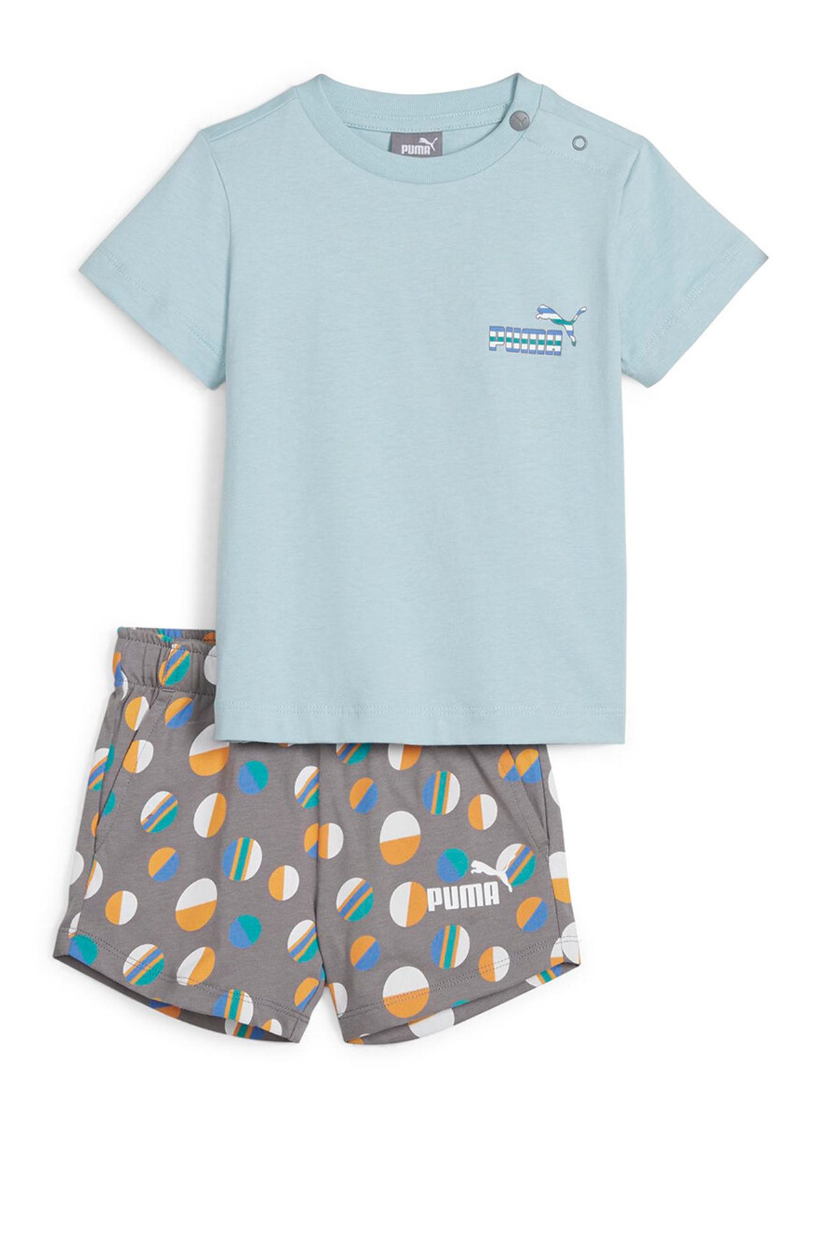 Puma Ess+ Summer Camp Çocuk Şortlu Takım 67928122 Mavi