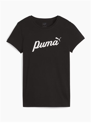 Puma Ess Script Kadın Tişört 67931501 Siyah