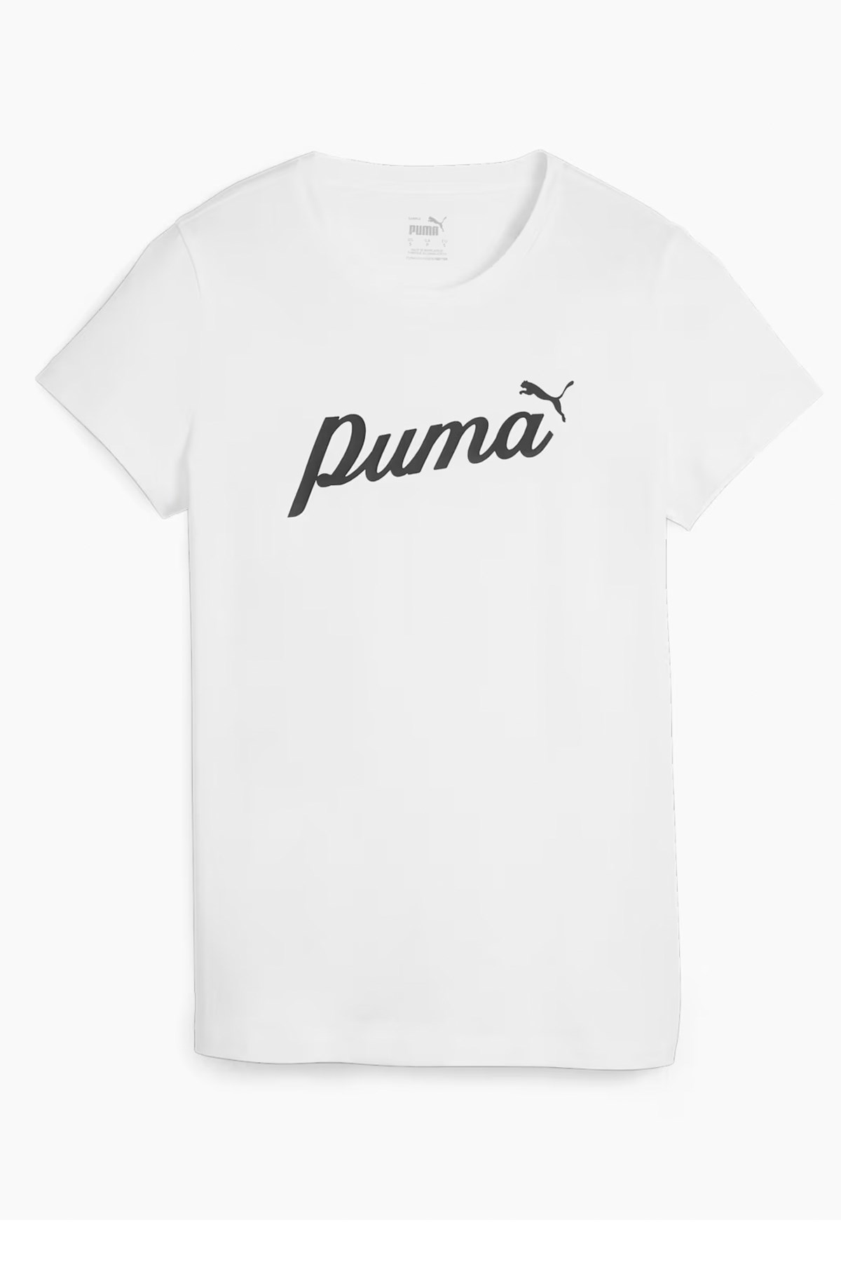 Puma Ess Script Kadın Tişört 67931502 Beyaz