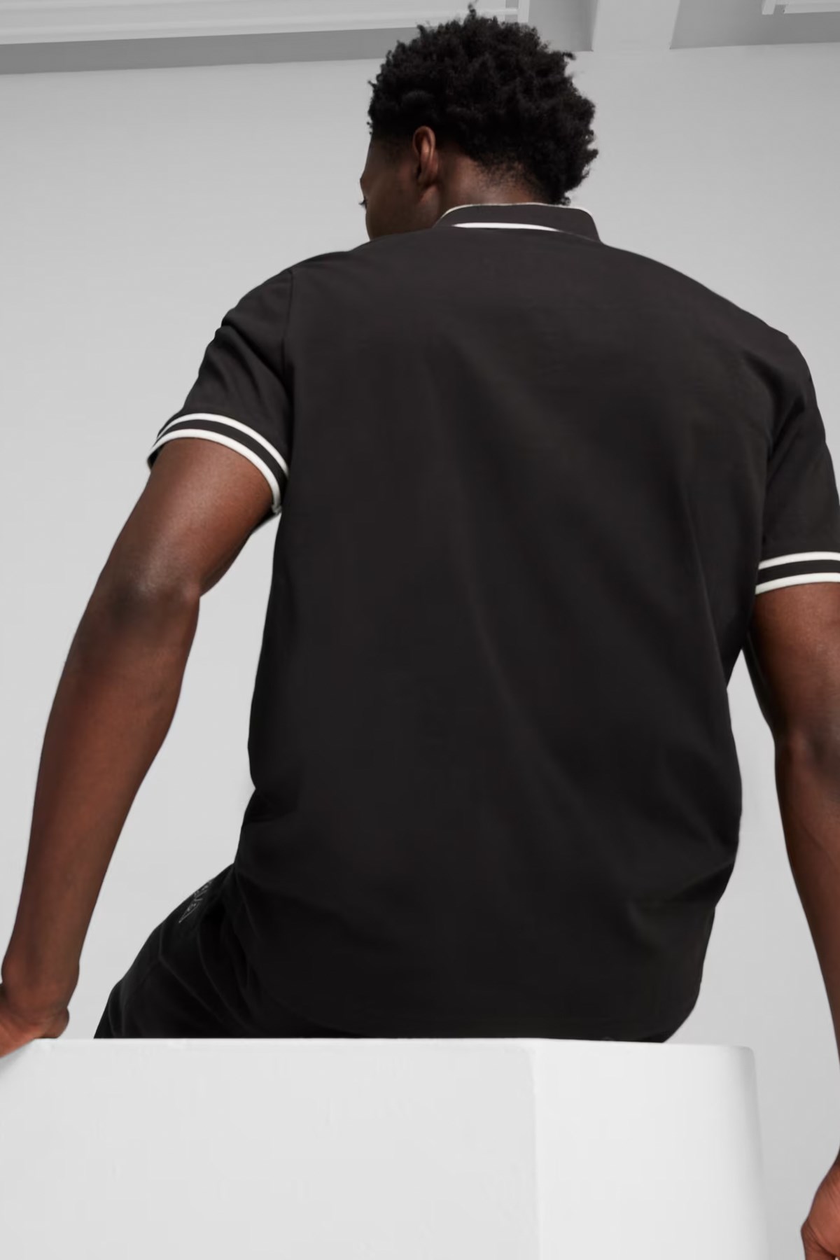 Puma Squad Erkek Polo Yaka Tişört 67948201 Siyah
