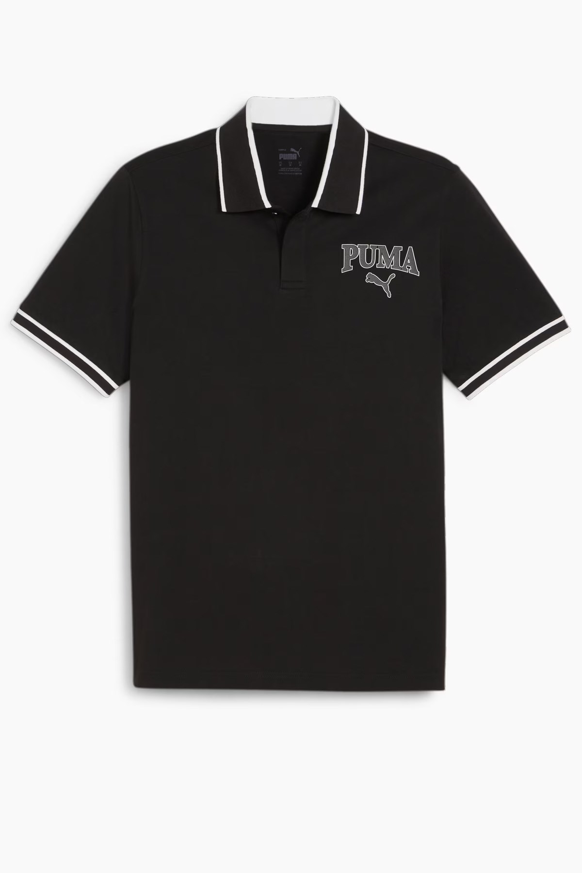Puma Squad Erkek Polo Yaka Tişört 67948201 Siyah
