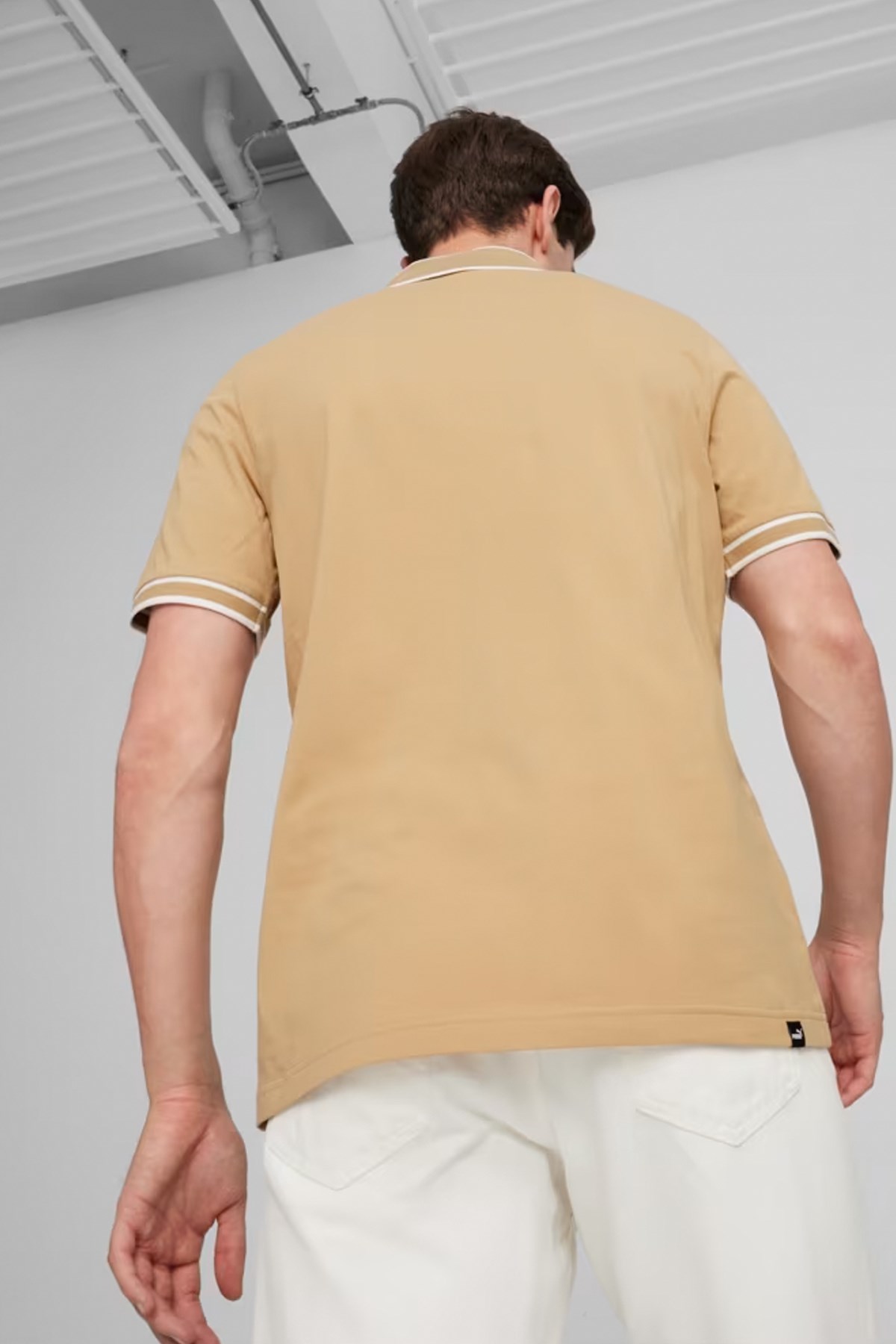 Puma Squad Erkek Polo Yaka Tişört 67948283 Bej