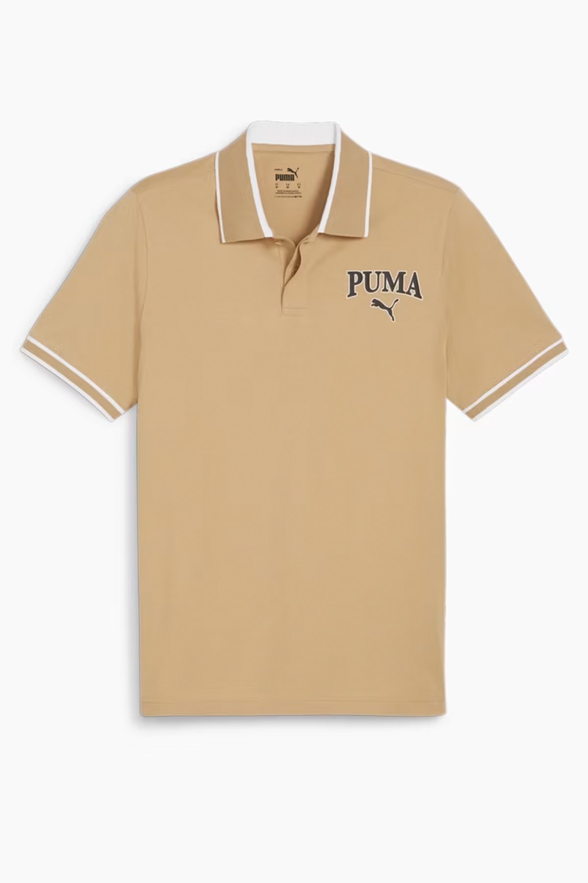 Puma Squad Erkek Polo Yaka Tişört 67948283 Bej