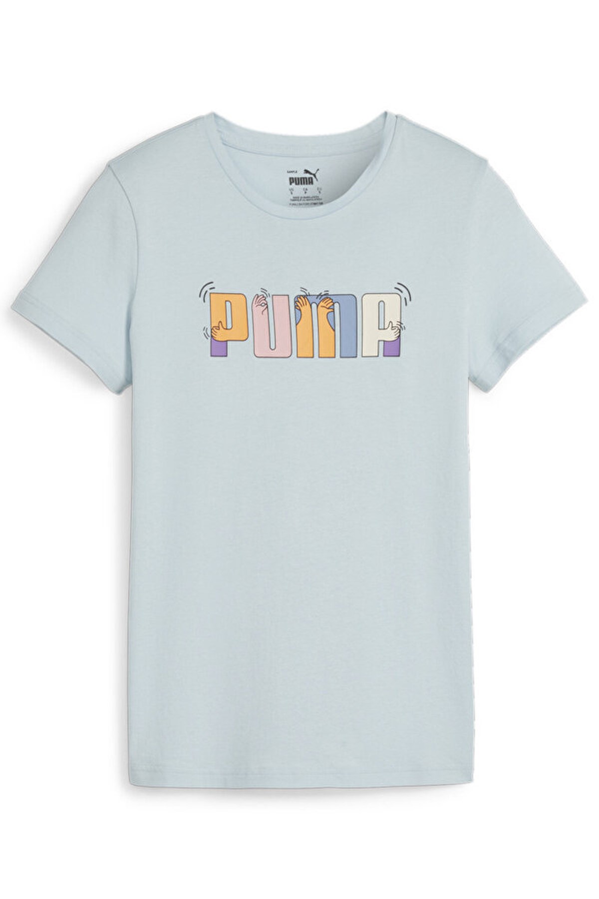 Puma Ess+ Anımal Graphic Kadın Tişört 67991622 Mavi