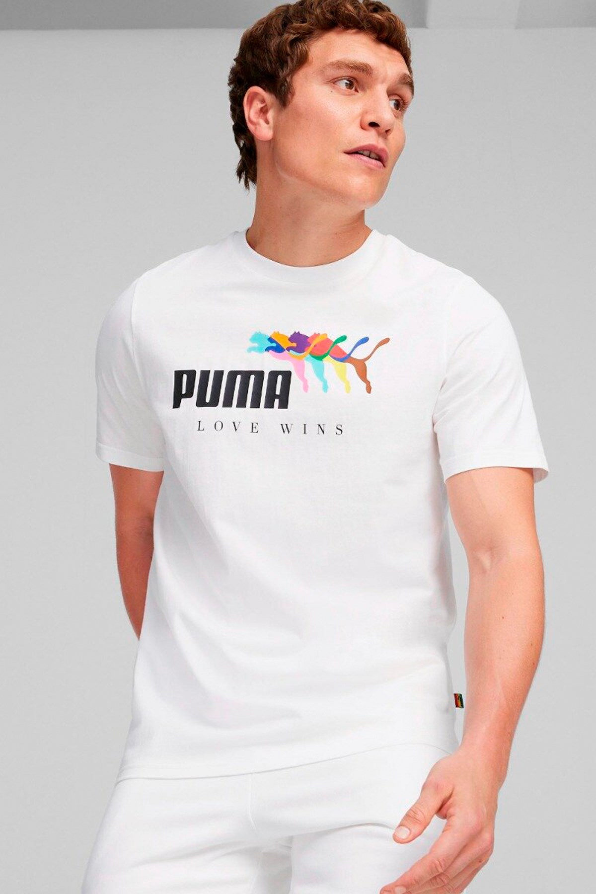 Puma Ess+ Love Wıns Tee Erkek Tişört 68000002 Beyaz