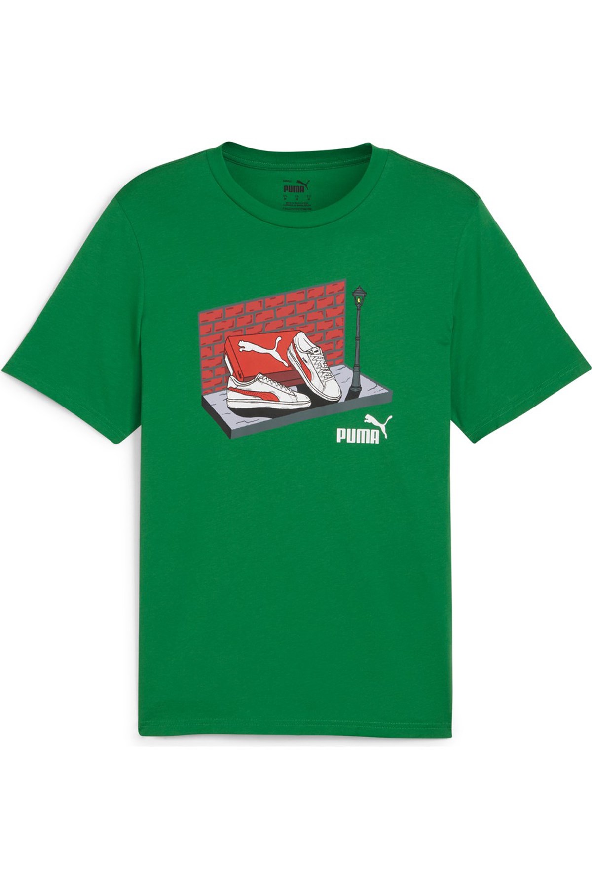 Puma Graphıcs Sneaker Box Erkek Tişört 68017586 Yeşil