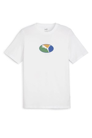 Puma Graphics Execution Erkek Tişört 68018302 Beyaz