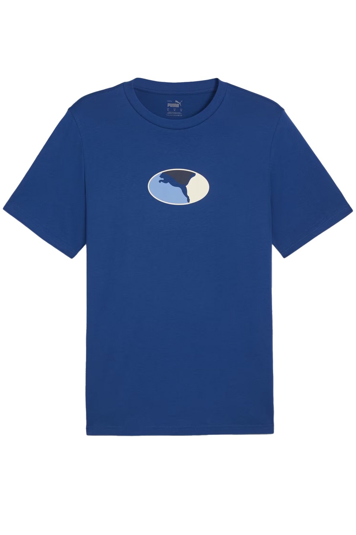 Puma Graphics Execution Erkek Tişört 68018317 Mavi