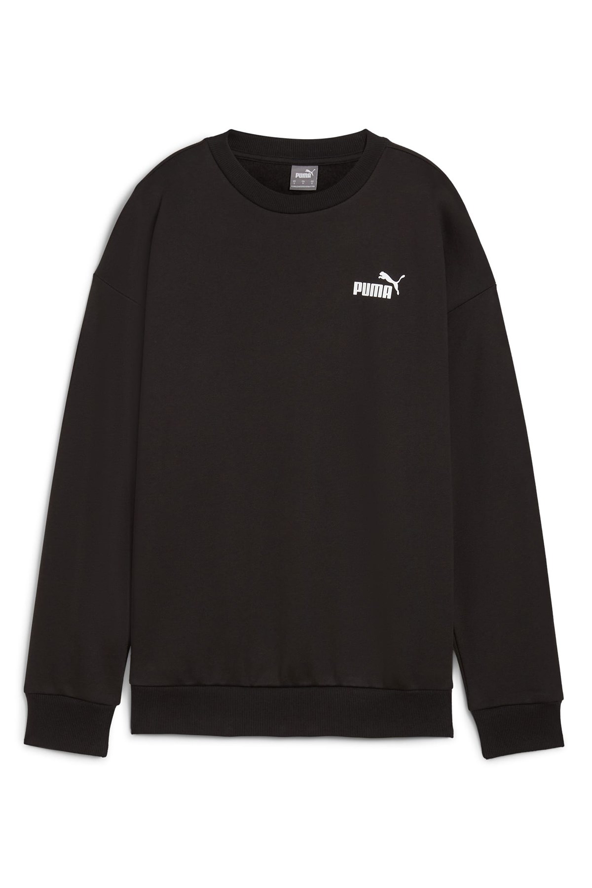 Puma Ess Relaxed Small Logo Kadın Sweatshirt 68148701 Siyah