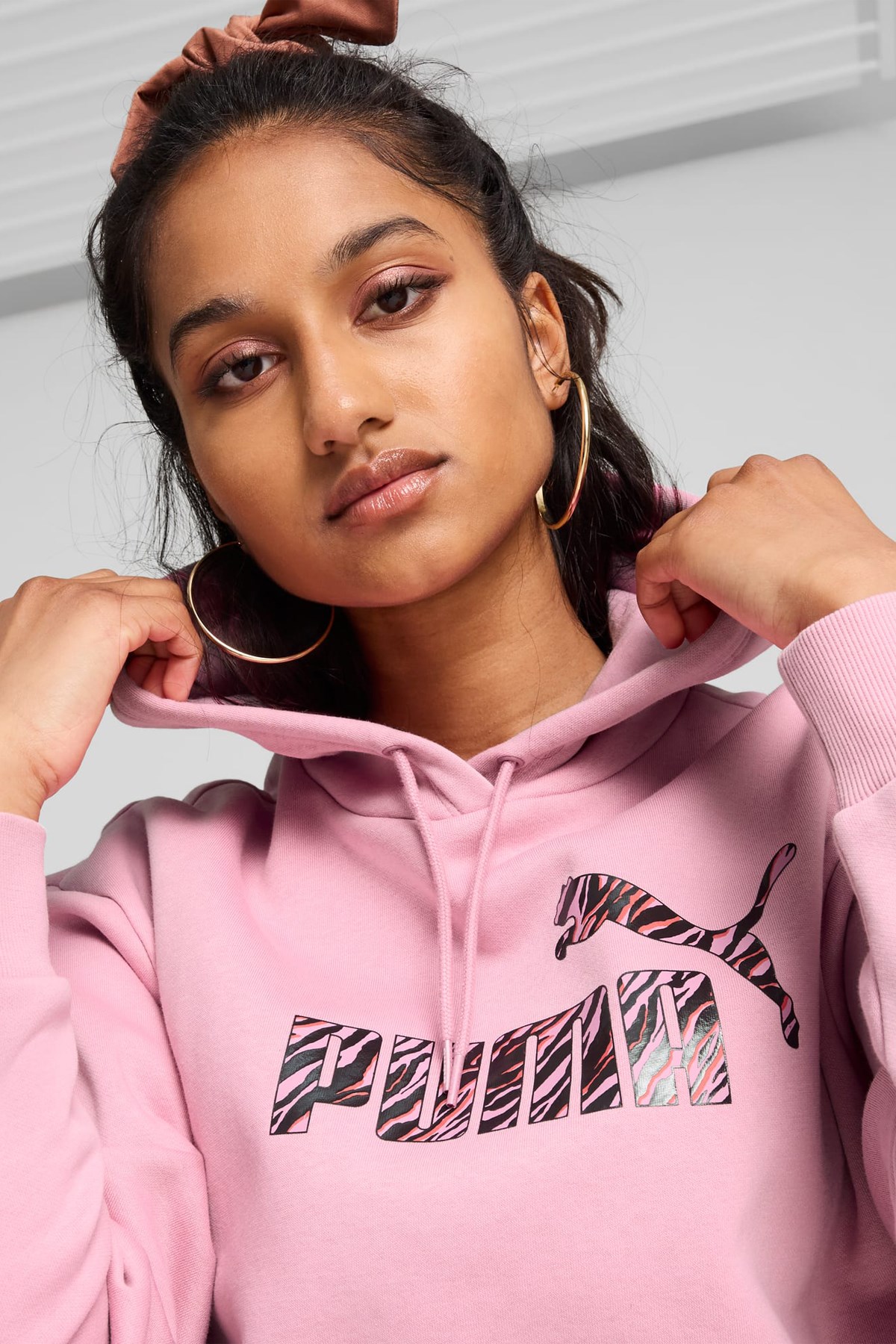 Puma Ess Animal Fl Kadın Sweatshirt 68149248 Pembe