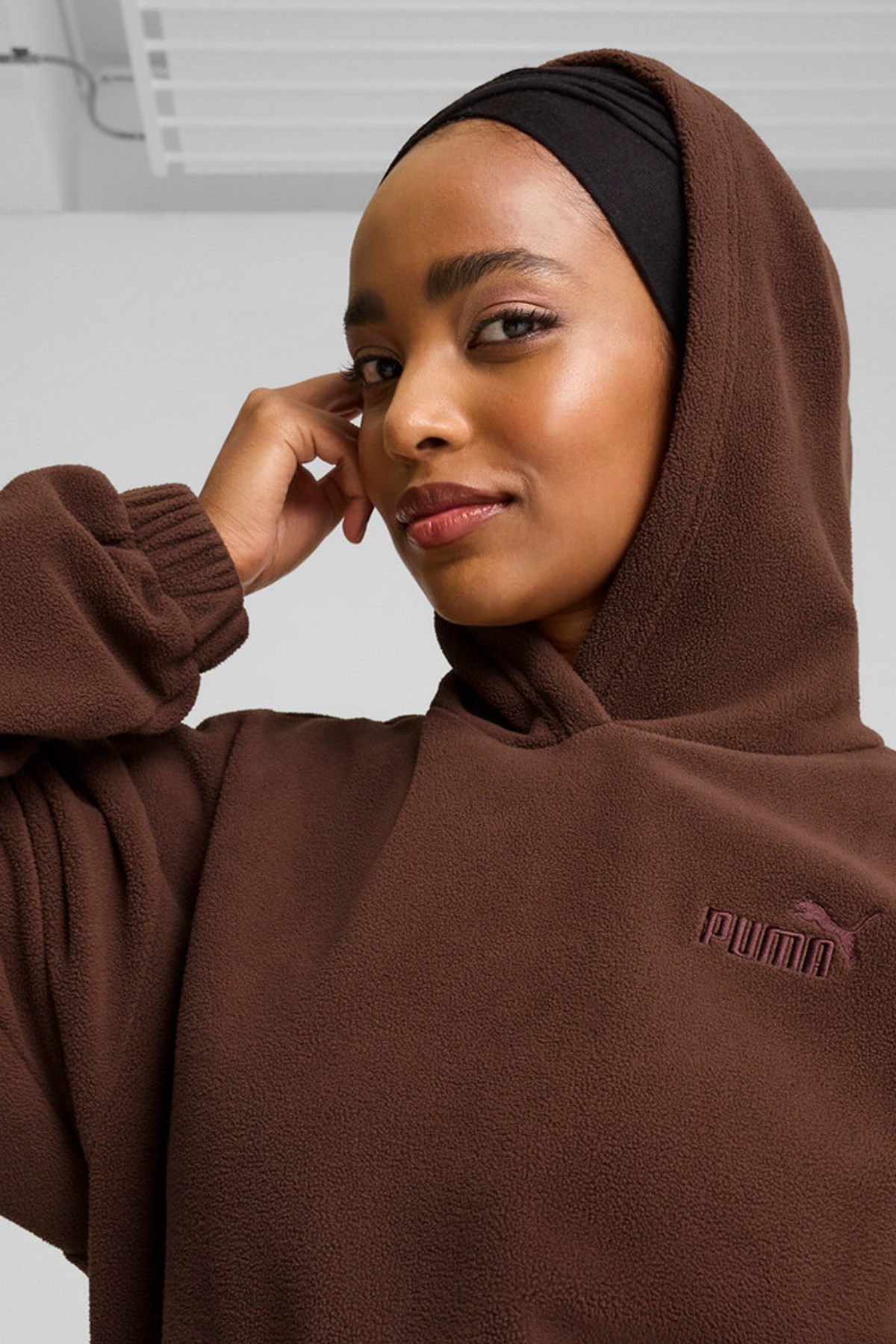 Puma Ess Elevated Kadın Sweatshirt 68152965 Kahverengi