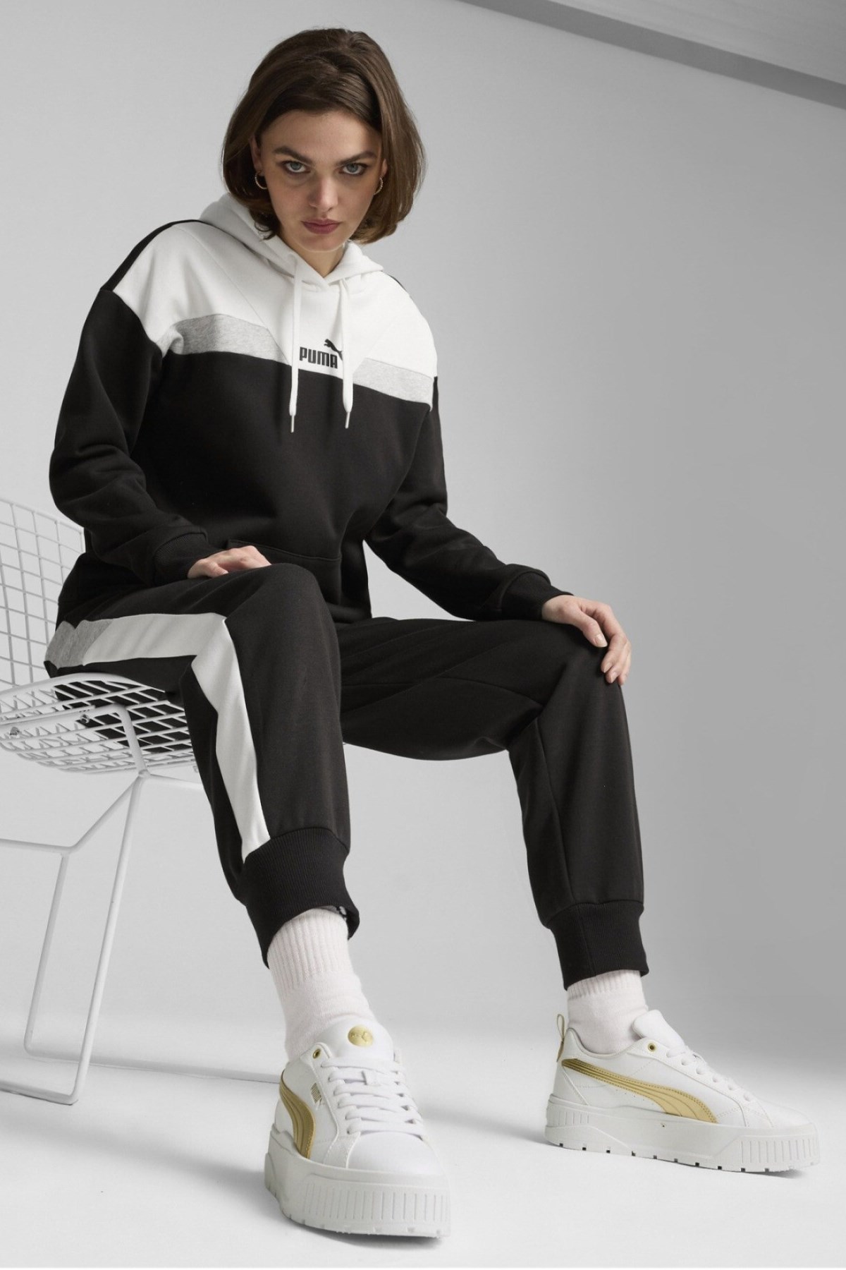 Puma Power Fl Kadın Sweatshirt 68164701 Siyah