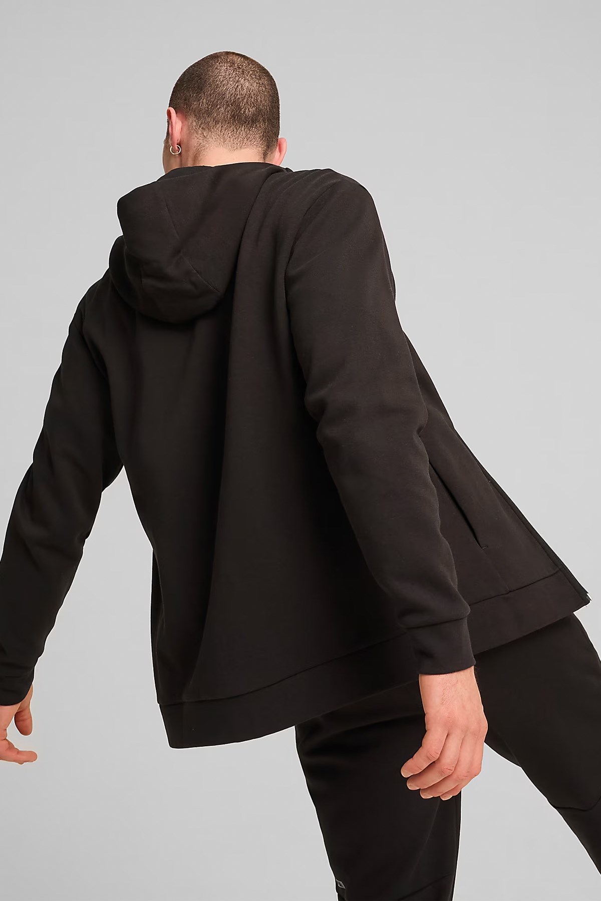 Puma Open Road Full-Zip Erkek Sweatshirt 68165401 Siyah