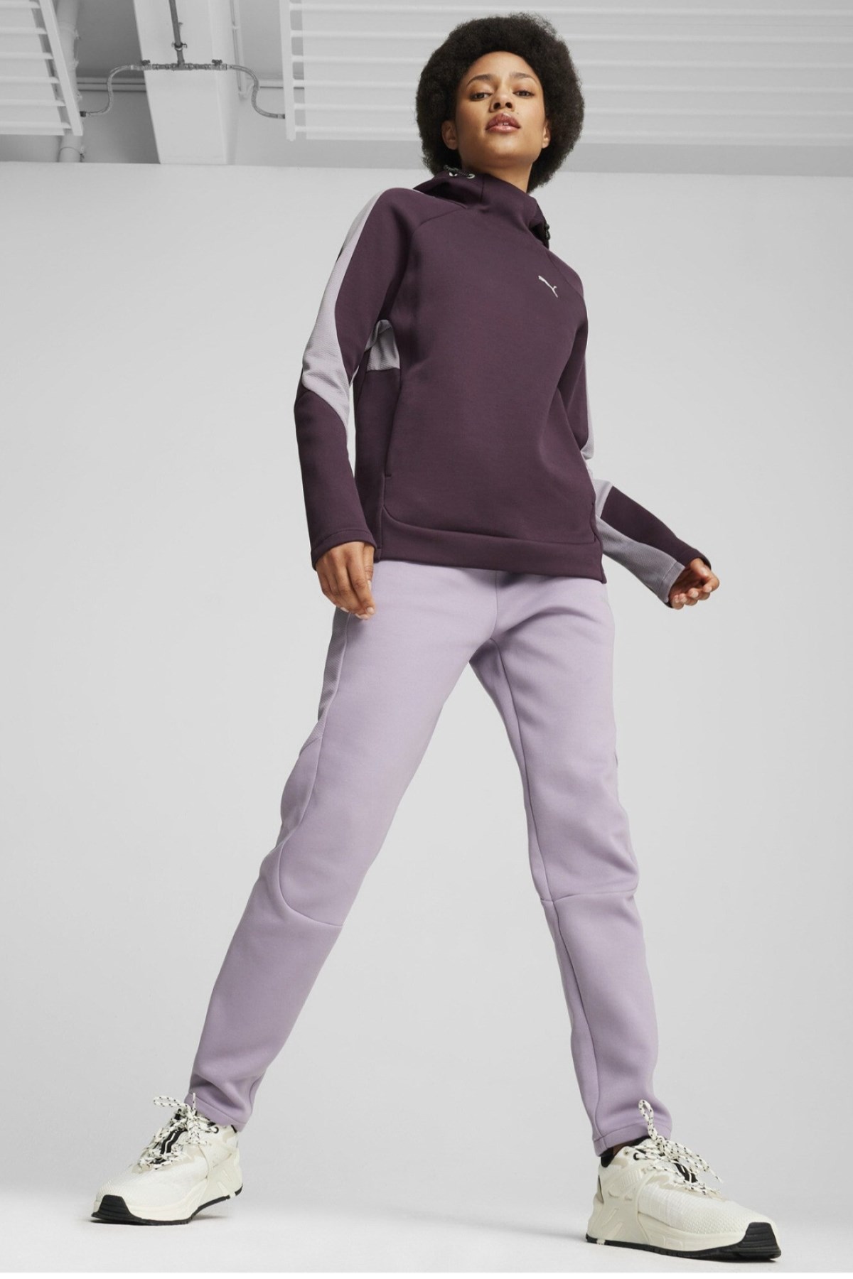 Puma Evostripe Kadın Sweatshirt 68166944 Mor