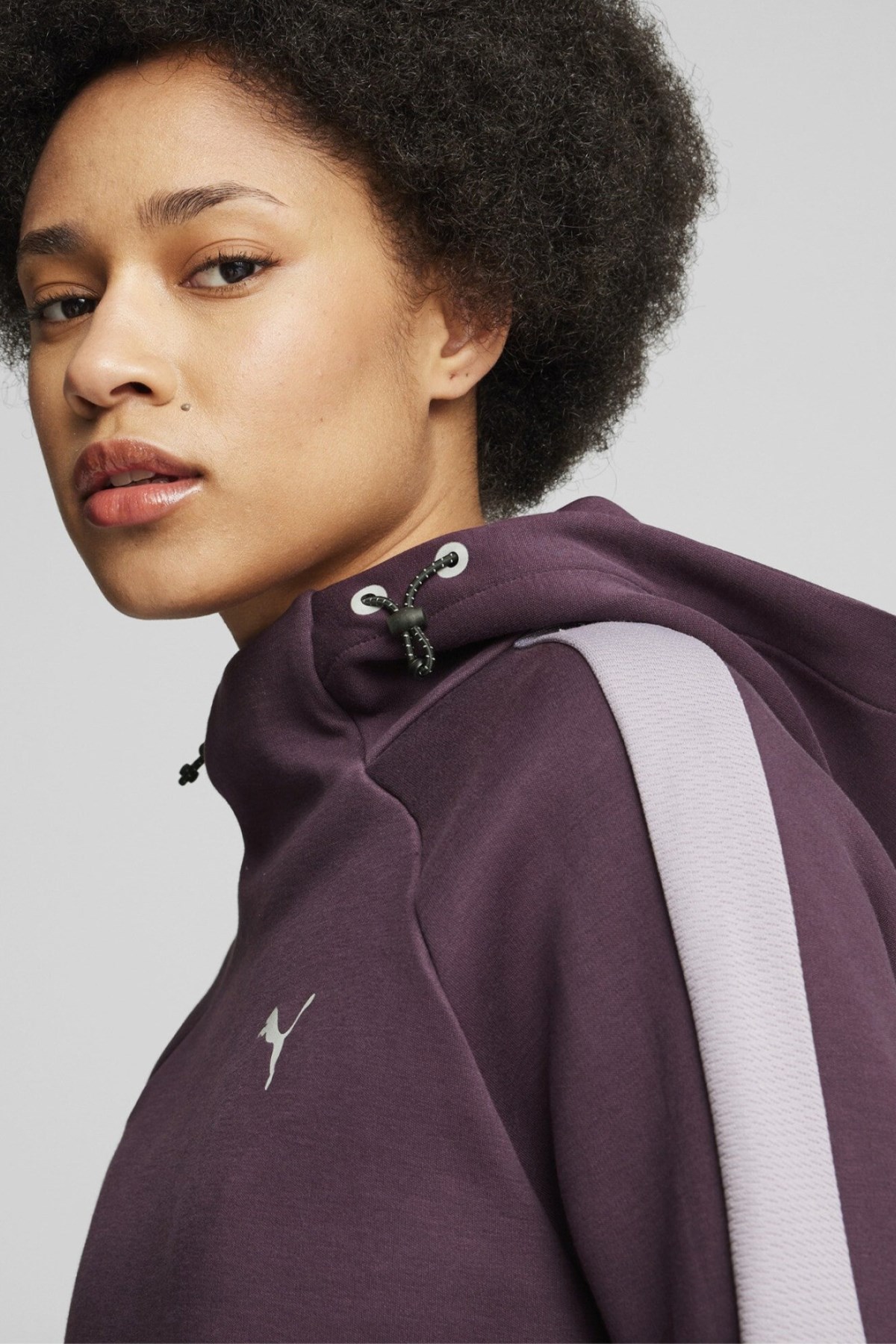 Puma Evostripe Kadın Sweatshirt 68166944 Mor